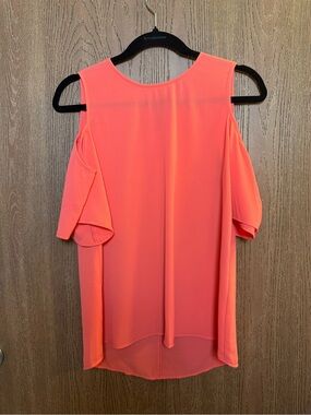 Vince Camuto Coral Cold-Shoulder Blouse